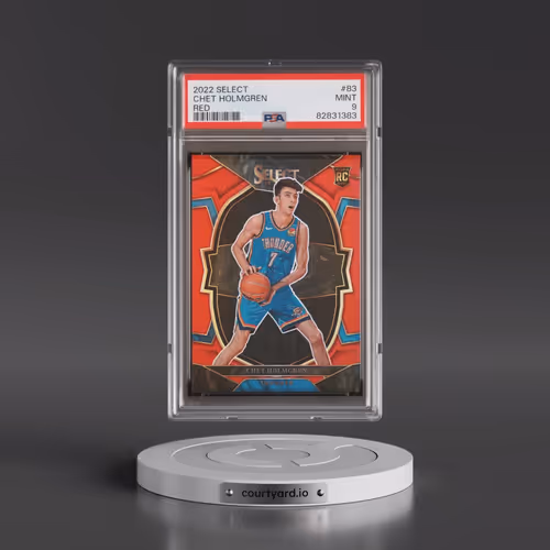 2022 Panini Select #83 Chet Holmgren - Red (PSA 9 MINT)
