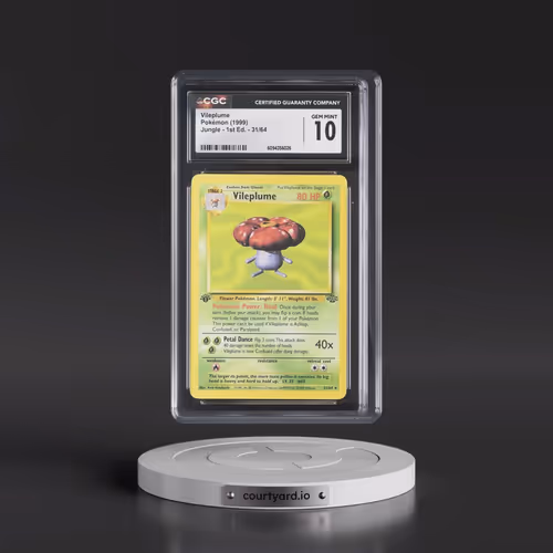 1999 Jungle #31/64 Vileplume - 1st Edition 1st Edition (CGC 10 GEM MINT)