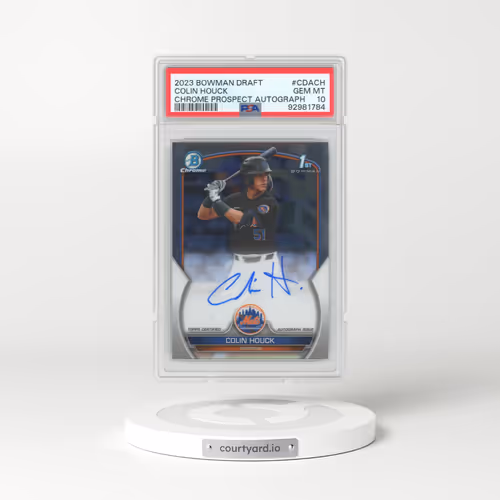 2023 Bowman Draft Chrome Prospect Autograph #CDACH Colin Houck (PSA 10 GEM MINT)