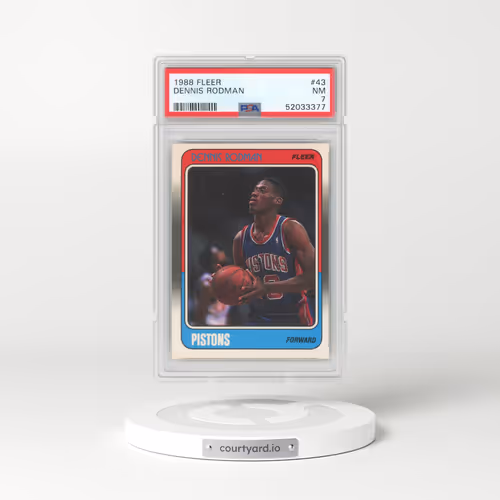 1988 Fleer #43 Dennis Rodman (PSA 7 NM)
