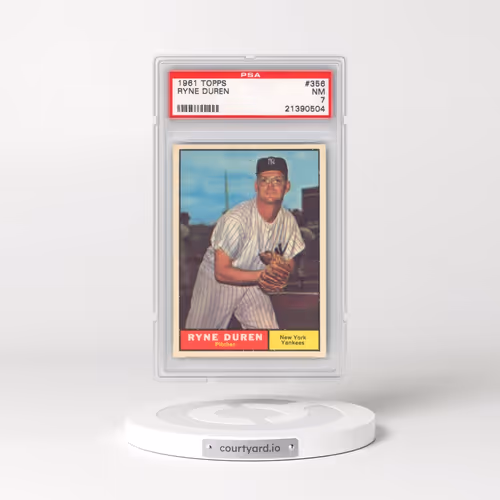 1961 Topps #356 Ryne Duren (PSA 7 NM)