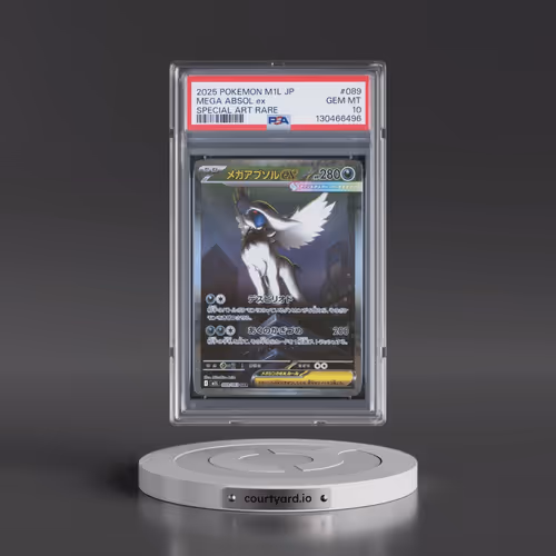 2025 Pokémon M1l-Mega Brave #089 Mega Absol EX - Holo Special Art Rare (PSA 10 GEM MINT)