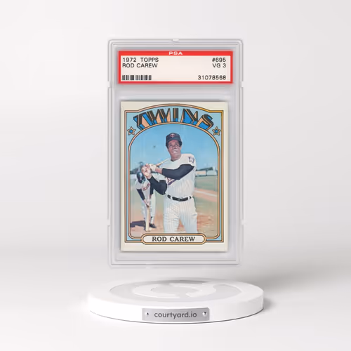 1972 Topps #695 Rod Carew (PSA 3 VG)