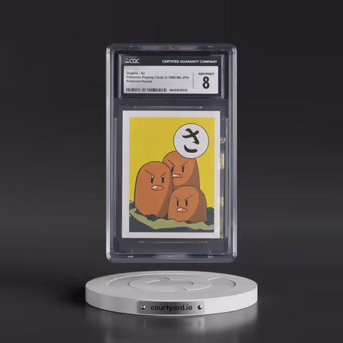 1996 Pokémon Karuta (Green Back w/ 2 Pokémon) Dugtrio - Sa (CGC 8 NM-MT)