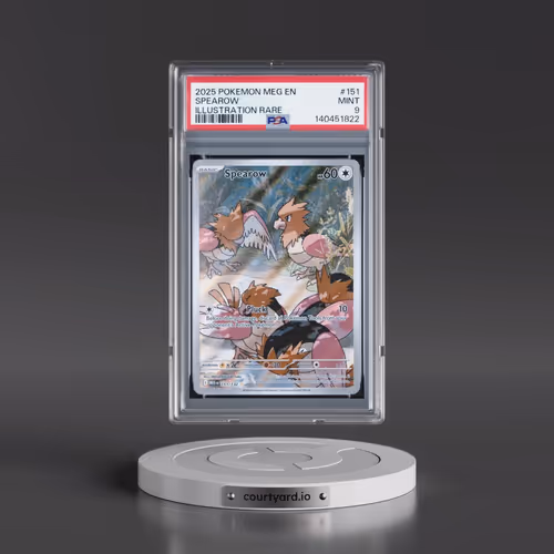 2025 Pokémon Meg EN-Mega Evolution #151 Spearow - Illustration Rare (PSA 9 MINT)