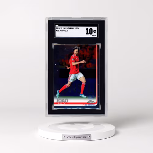 2018 Topps Chrome Uefa #10 Joao Felix (SGC 10 GEM MINT)