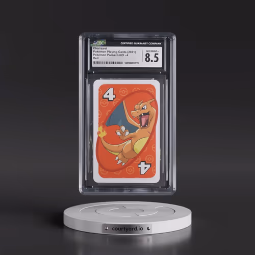 2021 Pokémon Pocket UNO (2021 Pocket Monsters Back) #4 Charizard - Red (CGC 8.5 NM-MT+)