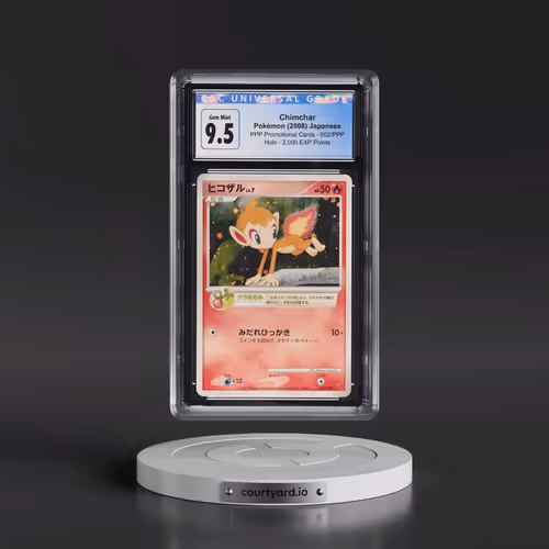 2008 PPP Promotional Cards #002/PPP Chimchar - 2,000 EXP Points (Holo) (CGC 10 GEM MINT)