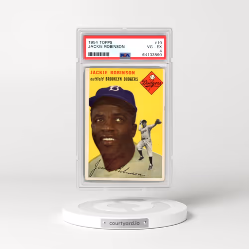 1954 Topps #10 Jackie Robinson (PSA 4 VG-EX)