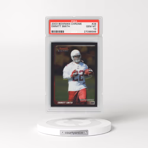 2003 Bowman Chrome #28 Emmitt Smith (PSA 10 GEM MINT)