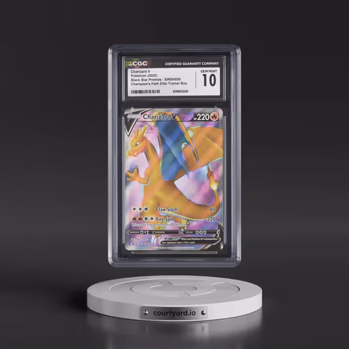 2017 Black Star Promos - Sword & Shield #SWSH050 Charizard V - Champion's Path Elite Trainer Box (Ho