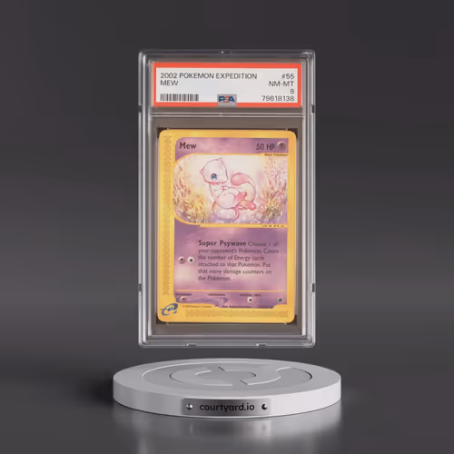 2002 Pokémon Expedition #55 Mew (PSA 8 NM-MT)