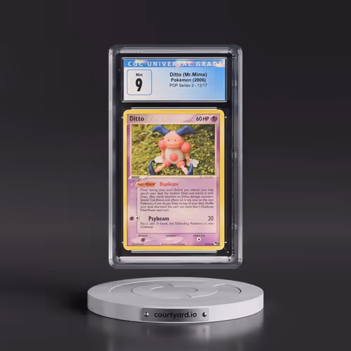 2006 POP Series 3 #12/17 Ditto (Mr.Mime) (CGC 9 MINT)