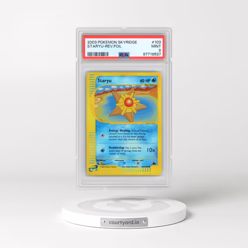 2003 Pokémon Skyridge #103 Staryu - Reverse Foil (PSA 9 MINT)