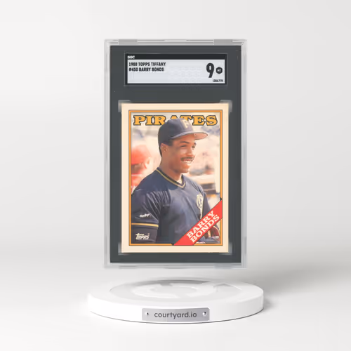 1988 Topps Tiffany #450 Barry Bonds (SGC 9 MINT)