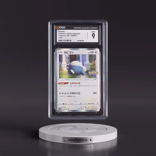 2022 Pokémon GO #056/071 Snorlax - Holo (CGC 9 MINT)