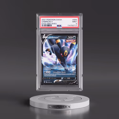 2021 Pokémon Sword & Shield Evolving Skies #094 Umbreon V - Holo (PSA 9 MINT)