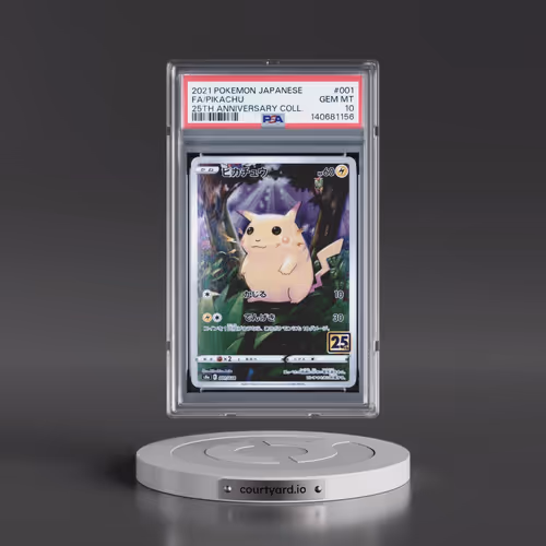 2021 Pokémon 25th Anniversary Collection #001 Pikachu - Full Art (PSA 10 GEM MINT)