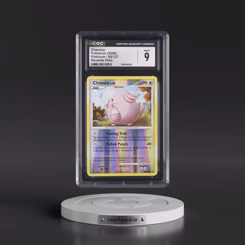 2009 Platinum #69/127 Chansey - Reverse Holo (CGC 9 MINT)