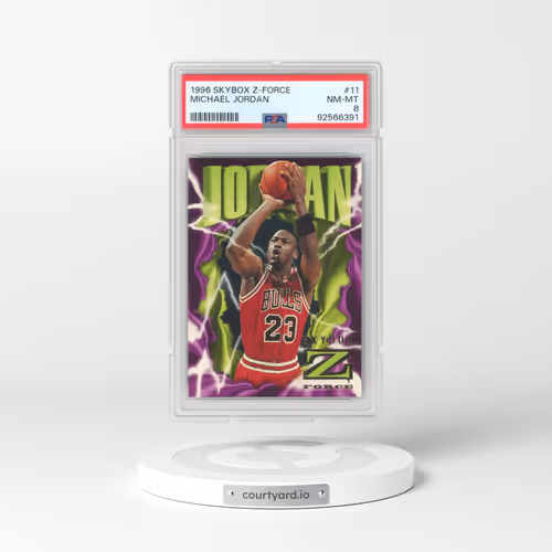 1996 Skybox Z-Force #11 Michael Jordan (PSA 8 NM-MT)