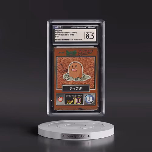 1997 Promotional Cards (1997 Type.HP.Hand Symbol) Diglett - Foil (CGC 8.5 NM-MT+)