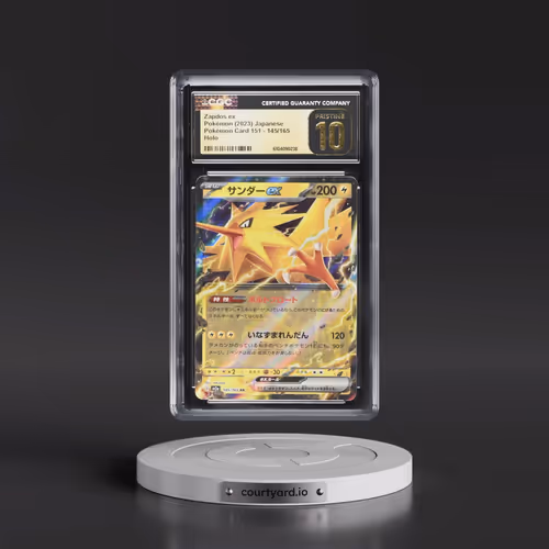 2023 Pokémon Card 151 #145/165 Zapdos ex - Holo (CGC 10 PRISTINE)