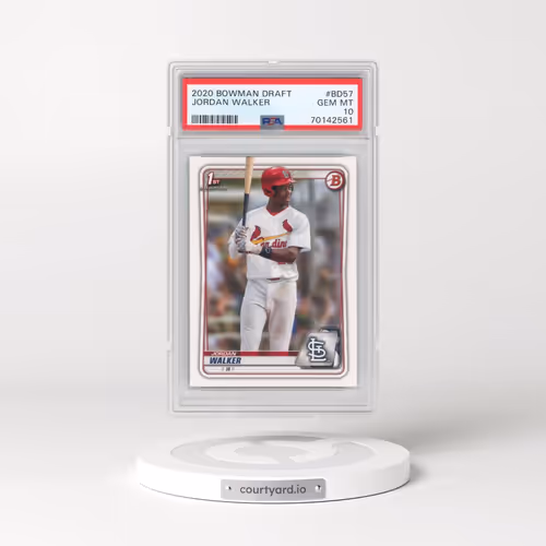 2020 Bowman Draft #BD57 Jordan Walker (PSA 10 GEM MINT)