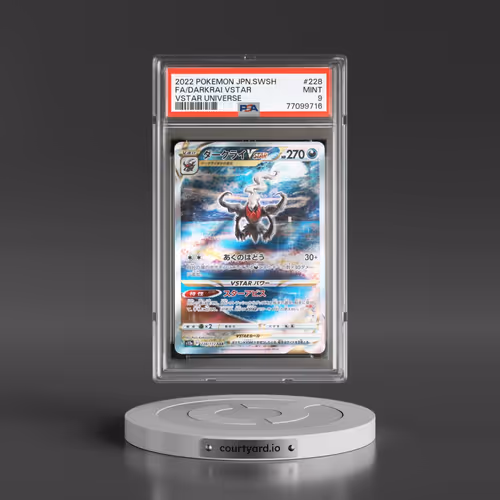 2022 Pokémon Sword & Shield Vstar Universe #228 Darkrai Vstar - Full Art (PSA 9 MINT)