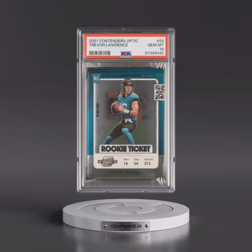 2021 Panini Contenders Optic #93 Trevor Lawrence (PSA 10 GEM MINT)