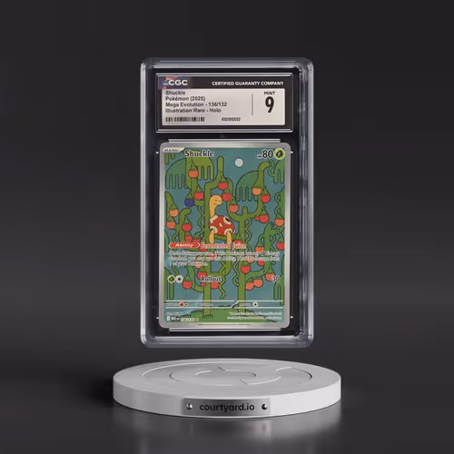 2025 Pokémon Meg EN-Mega Evolution #136 Shuckle - Illustration Rare (CGC 9 MINT)