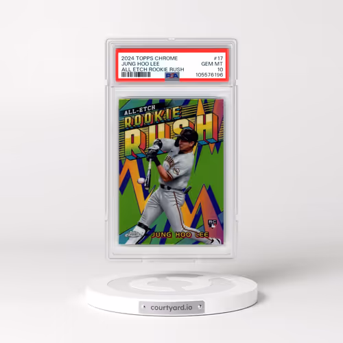 2024 Topps Chrome Chrome All Etch Rookie Rush #17 Jung Hoo Lee (PSA 10 GEM MINT)