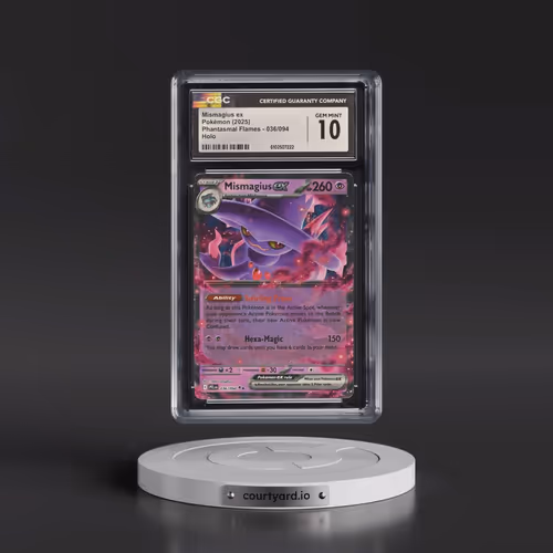 2025 Phantasmal Flames - PFL EN #036/094 Mismagius ex - Holo (CGC 10 GEM MINT)