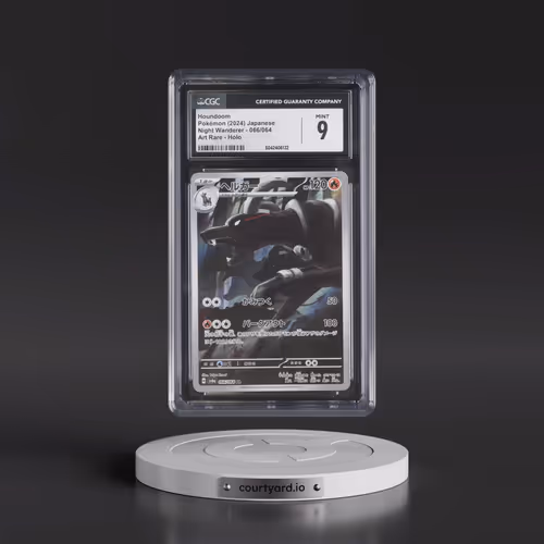 2024 Night Wanderer #066/064 Houndoom - Art Rare (CGC 9 MINT)
