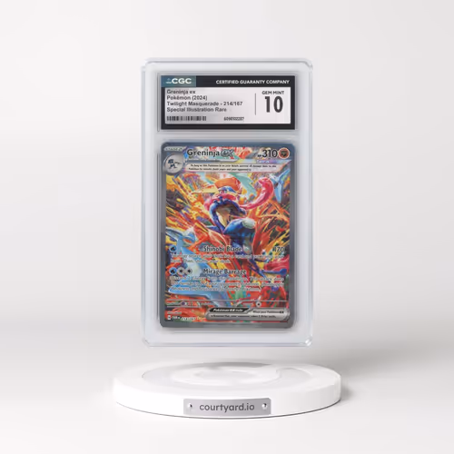 2024 Twilight Masquerade - TWM EN #214/167 Greninja ex - Special Illustration Rare (Holo) (CGC 10 GE