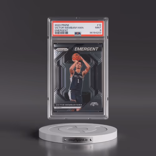 2023 Panini Prizm Emergent #12 Victor Wembanyama (PSA 9 MINT)
