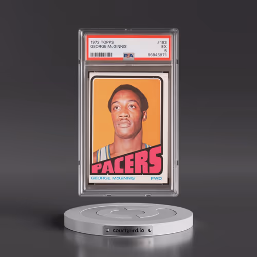 1972 Topps #183 George McGinnis (PSA 5 EX)