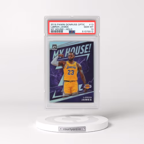 2019 Panini Donruss Optic My House! #13 LeBron James - Holo (PSA 10 GEM MINT)