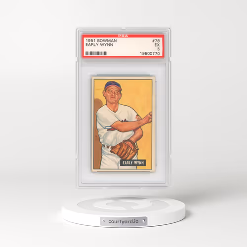 1951 Bowman #78 Early Wynn (PSA 5 EX)