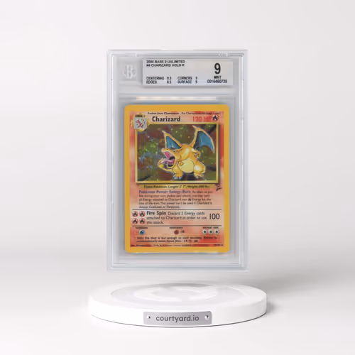 2000 Base Set 2 #4 Charizard - Holo (BGS 9 MINT)