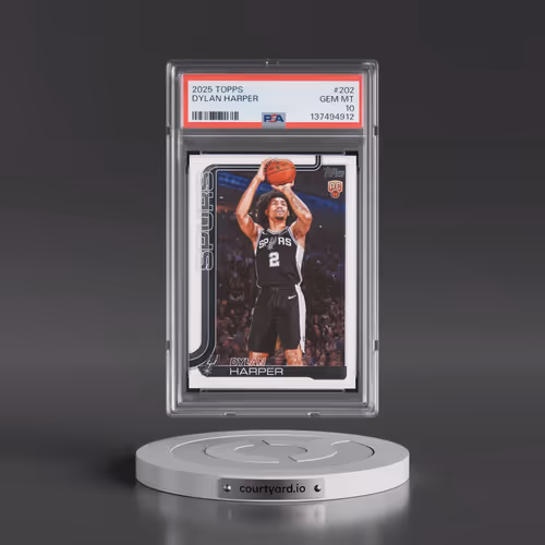 2025 Topps #202 Dylan Harper (PSA 10 GEM MINT)