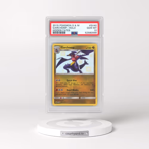 2019 Pokémon Sun & Moon Hidden Fates #SV40 Garchomp - Holo (PSA 10 GEM MINT)