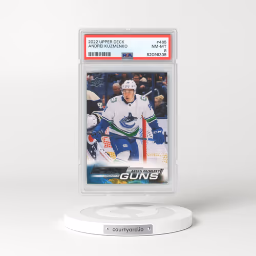 2022 Upper Deck #465 Andrei Kuzmenko (PSA 8 NM-MT)