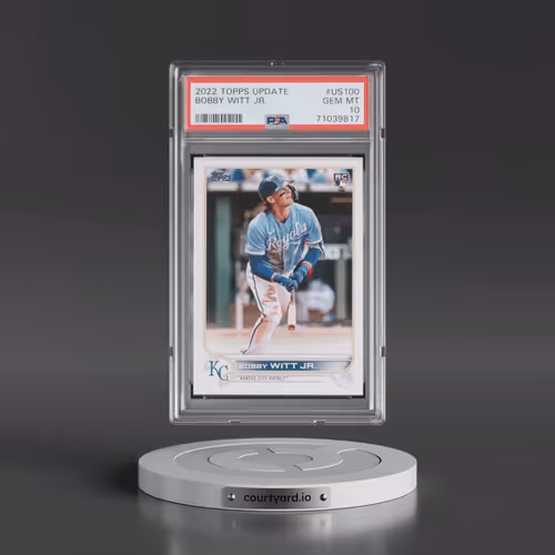 2022 Topps Update #US100 Bobby Witt Jr. (PSA 10 GEM MINT)