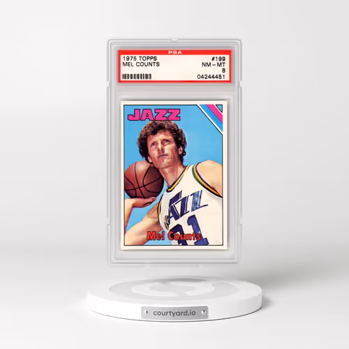 1975 Topps #199 Mel Counts (PSA 8 NM-MT)