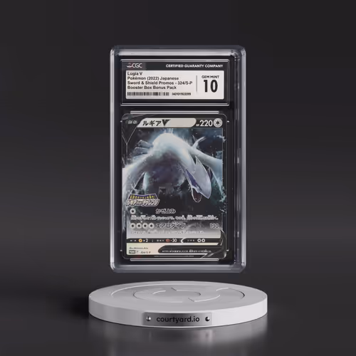 2019 Sword & Shield Promos #324/S-P Lugia V - Booster Box Bonus Pack (Holo) (CGC 10 GEM MINT)