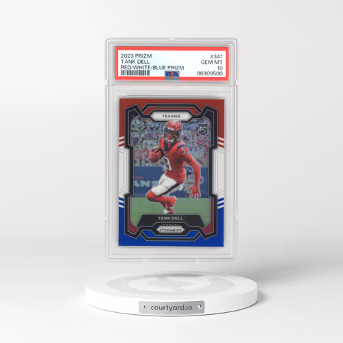 2023 Panini Prizm #341 Tank Dell - Red/White/Blue Prizm (PSA 10 GEM MINT)