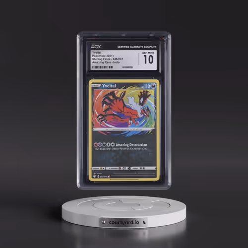 2021 Shining Fates #046/072 Yveltal - Amazing Rare Holo (CGC 10 GEM MINT)