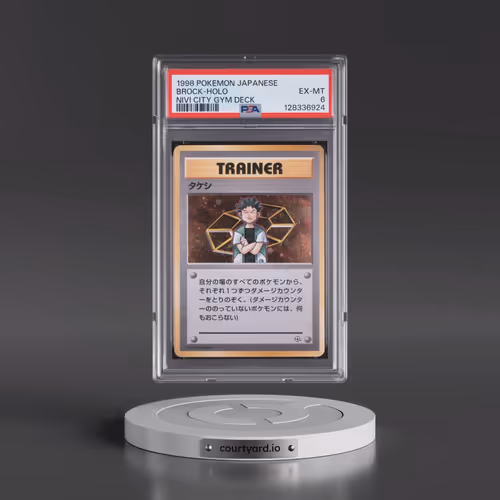 1998 Pokémon Nivi City Gym Deck Brock - Holo (PSA 6 EX-MT)