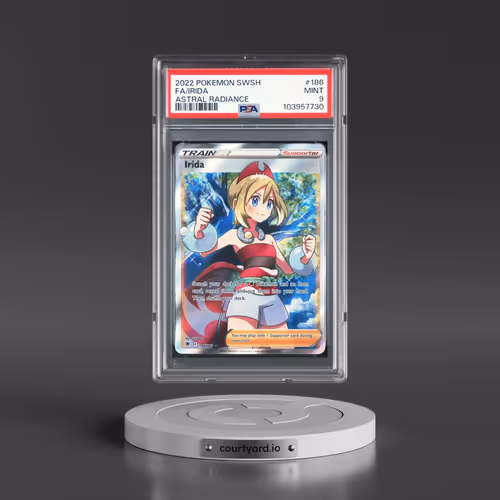2022 Pokémon Sword & Shield Astral Radiance #186 Irida - Full Art (PSA 9 MINT)