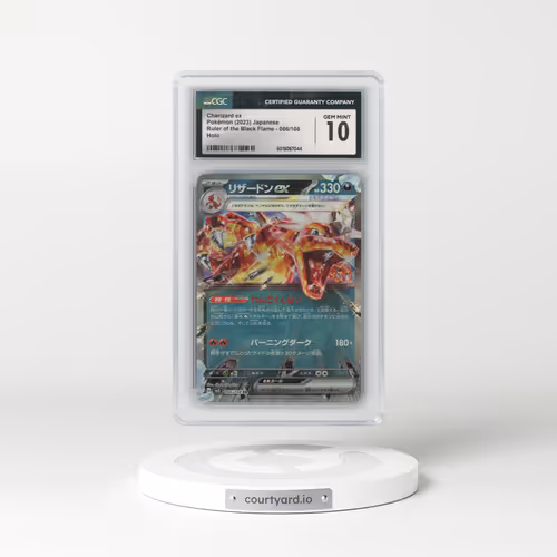 2023 Ruler of the Black Flame #066/108 Charizard ex (CGC 10 GEM MINT)